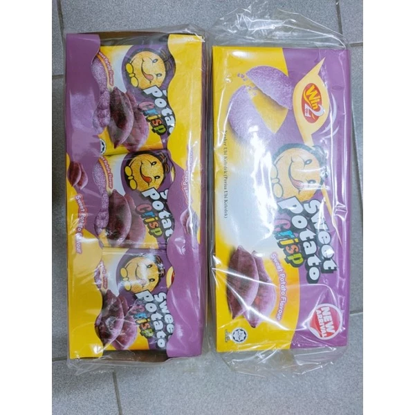 1d2697d3ab27a96d5536687a2d0221db.webp Win2 Baked Potato Crisp 20g x 30pcs - Healthy Halal Snack (Sweet Potato)