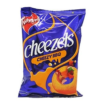 Twisties Cheezels Cheezy BBQ Rings (60g)