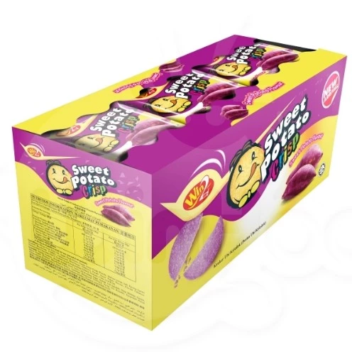 4379f6f9f6beba587bdadf8125cda656.webp Win2 Baked Potato Crisp 20g x 30pcs - Healthy Halal Snack (Sweet Potato)