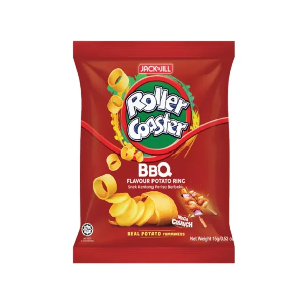 Jack & Jill Roller Coaster BBQ/ Cheese/ Hot & Spicy Flavour Potato Ring (60g)