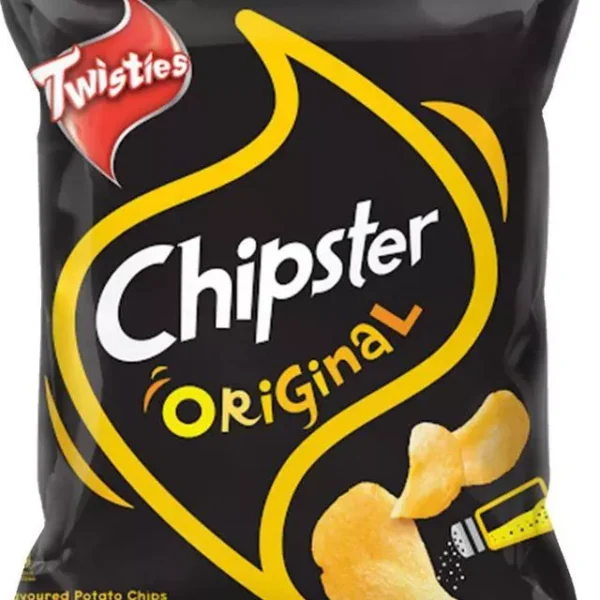 1PKT 60G TWISTIES CHIPSTER POTATO CHIPS (HOT & SPICY / SOUR CREAM / ORIGINAL / FLAMMING BBQ) HALAL