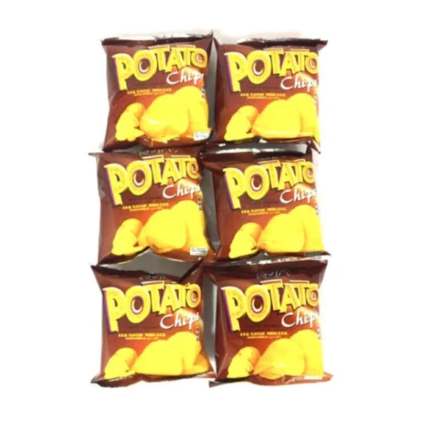 f127cdf28416b249601a0b781db33e75.webp Oriental 16gm x 6pkt Rota Potato Chips BBQ Flavour