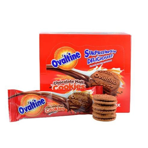 f2b9cf0f78352d22a09e0dab90a96eb1.webp Ovaltine Chocolate Malt Cookies 30g x 12 Packs
