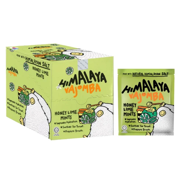 my-11134207-7qul0-lhxf7np95tr130.webp Himalaya Salt Sports Candy Vajomba 15g x 12 (1 box) - Honey Lime