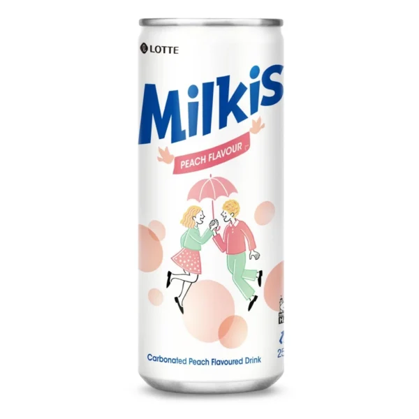 Lotte Milkis & Chilsung (250ml x 30 cans) - Original/Strawberry/Melon/Peach/Lotte Chilsung
