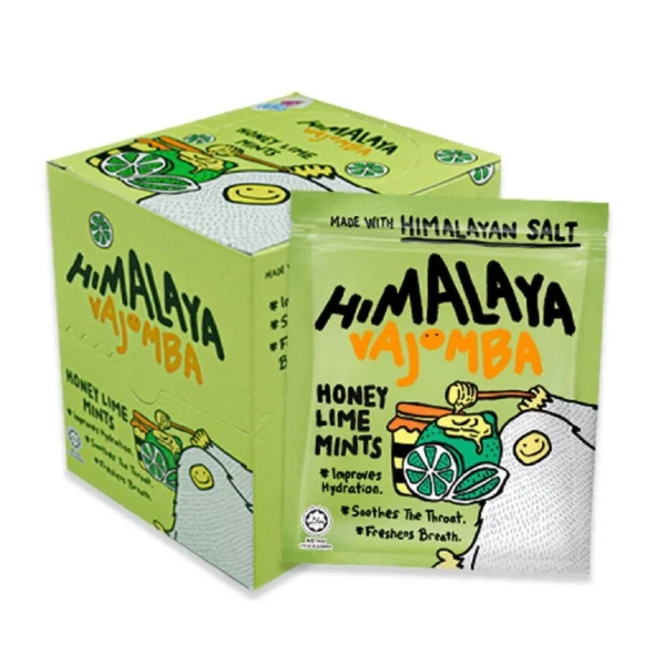 my-11134207-7rasa-m0zgmkpnule5e3.webp Himalaya Salt Sports Candy Vajomba 15g x 12 (1 box) - Honey Lime