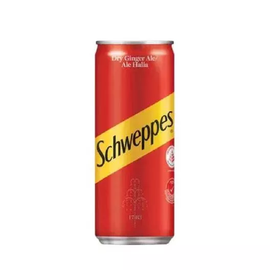 my-11134207-7rase-m2jezra5pbfj62.webp Schweppes Drinks Can 320ML - Dry Ginger Ale/Lemon Lime/Soda Water/Tonic Water