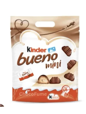 my-11134207-820le-mknx9vpbb402d7.webp Kinder Bueno Minis 68pcs – Milk Chocolate with Hazelnut Filling