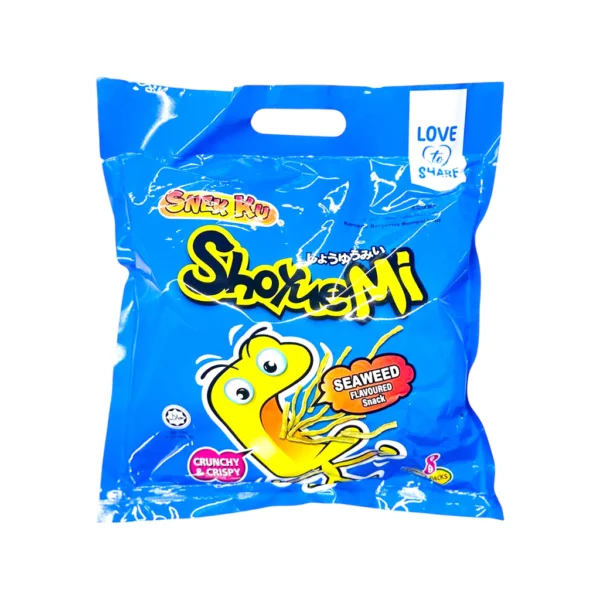 sg-11134201-7rfi7-m9e69pzsa3khf4.webp Snek Ku Shoyuemi Party Pack 14g x 8 Pcs - Spicy / Black Pepper / Original / Seaweed