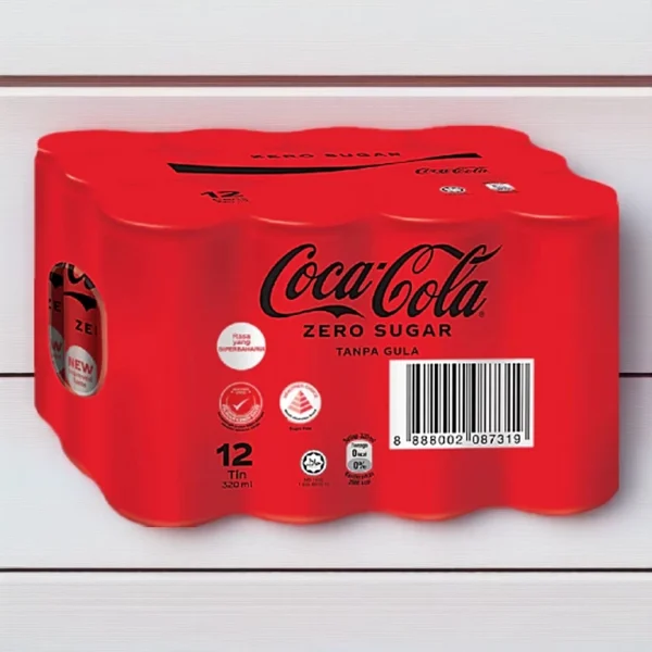 sg-11134253-7ra3f-mbid8sloj95m8e.webp Coca Cola Zero Sugar Can 320ml 12 Pack - Zero Sugar No Calories Classic Coke Taste