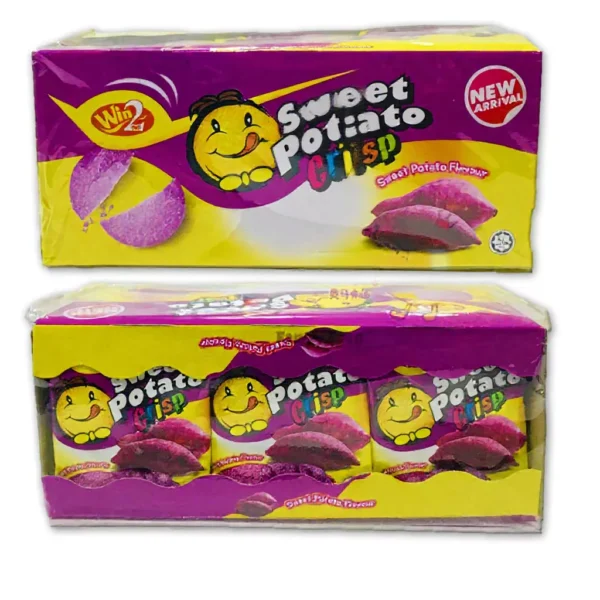 sg-11134253-824is-mejwd56iin7n97.webp Win2 Baked Potato Crisp 20g x 30pcs - Healthy Halal Snack (Sweet Potato)