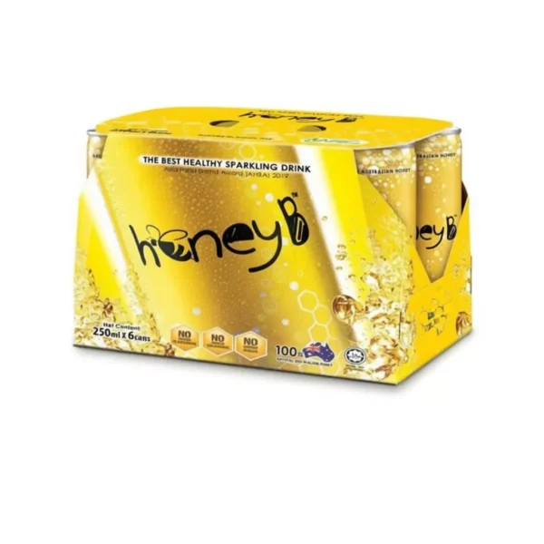 sg-11134253-8262b-ml6oyooke42562.webp Honey B Sparkling Honey Drink 250ML X 6